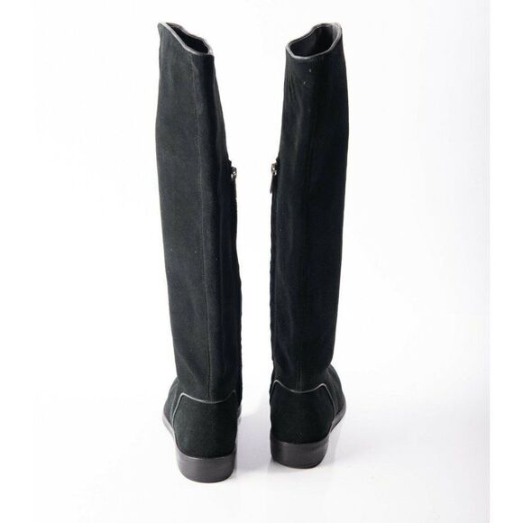 UGG® Womens Gracen Suede Block Heel Riding Boots - Picture 6 of 9